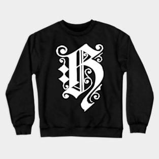 Silver Letter H Crewneck Sweatshirt